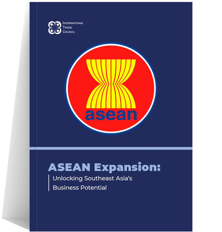 ITC_ASEAN Expansion Unlocking Southeast Asia's Business Potential A report by the International Trade Council. Most publications are available for free download. Your source of important data for importers and exporters and those involved in foreign trade and investment.