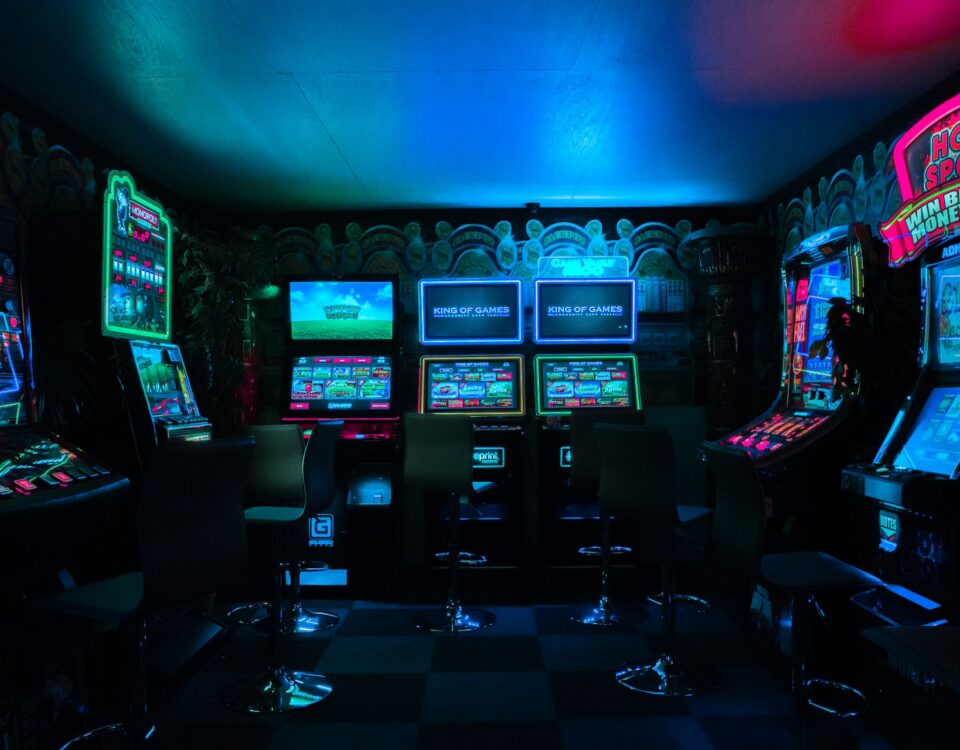 A room full of game-changing slot machines.