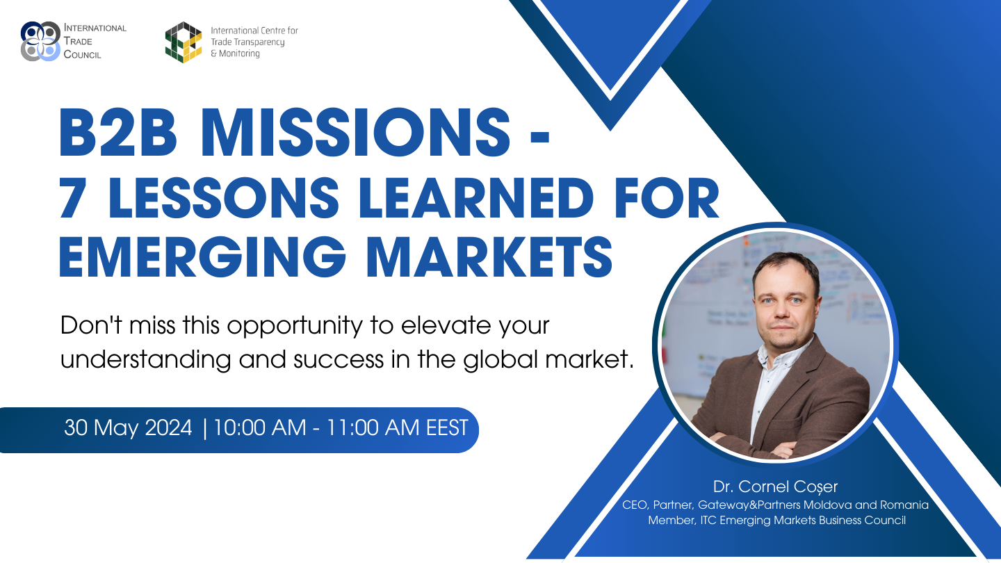 B2B Missions – 7 Lessons Learned for Emerging Markets