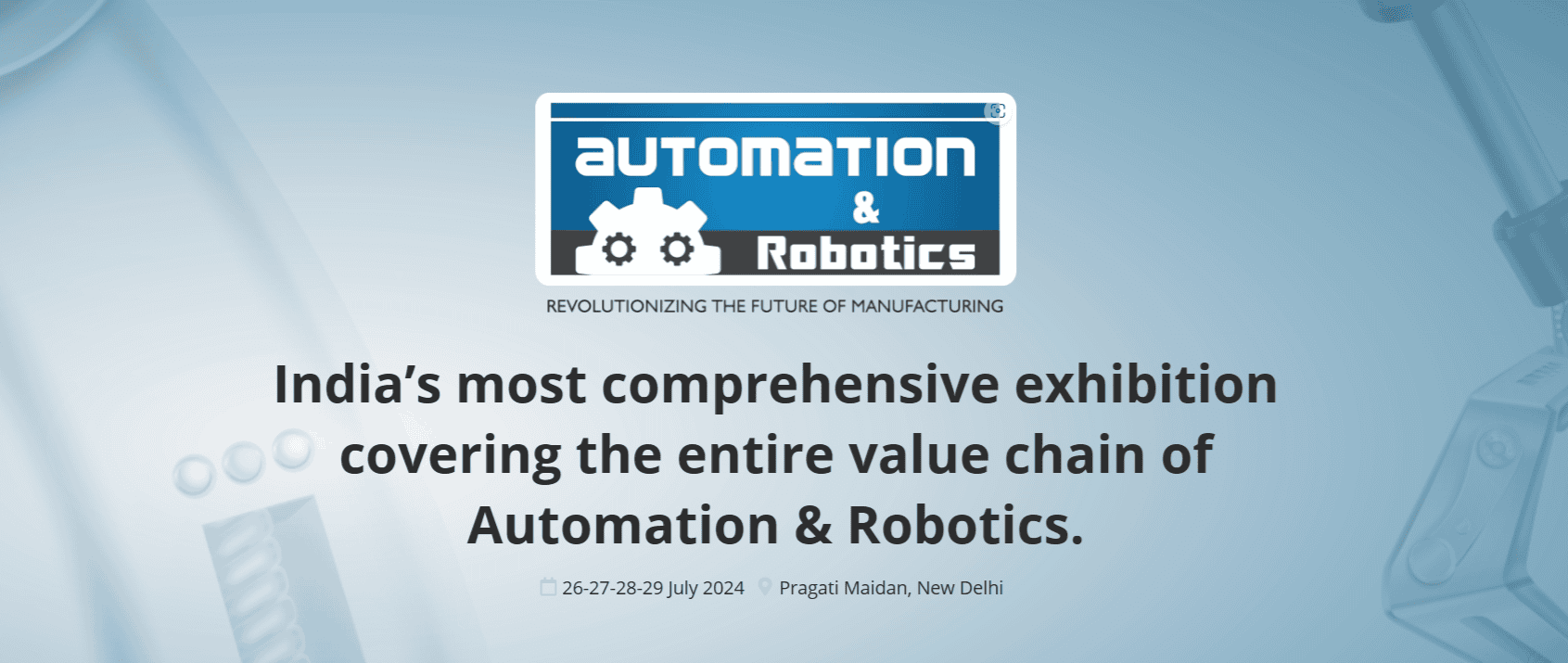 Automation and Robotics 2024 Banner