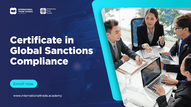 ITC Academy - Certificate in Global Sanctions Compliance