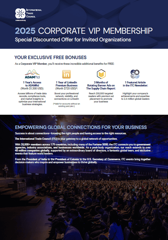 International Trade Council Corporate Membership Opportunities