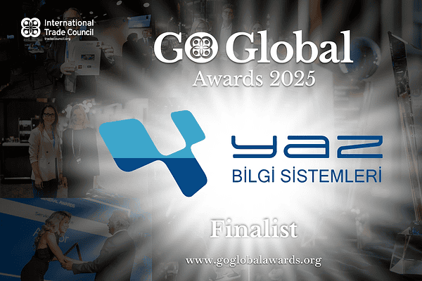 YAZ Bilgi Sistemleri ve Tic. A.S. Named Finalist for Outstanding Innovation in Information Technology at 2025 Go Global Awards