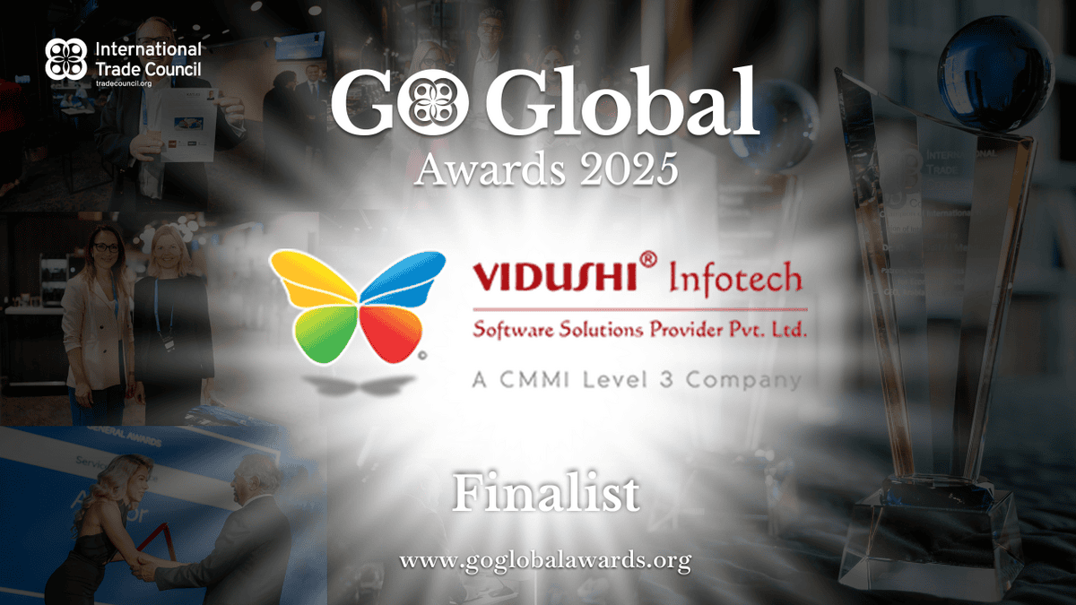 Vidushi Infotech SSP Pvt. Ltd. Named Finalist in Digital Trade Pioneer Category at the 2025 Go Global Awards