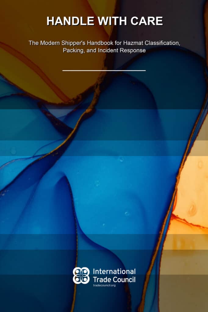 Handle with Care The Modern Shipper's Handbook for Hazmat Classification, Packing, and Incident Response By the International Trade Council