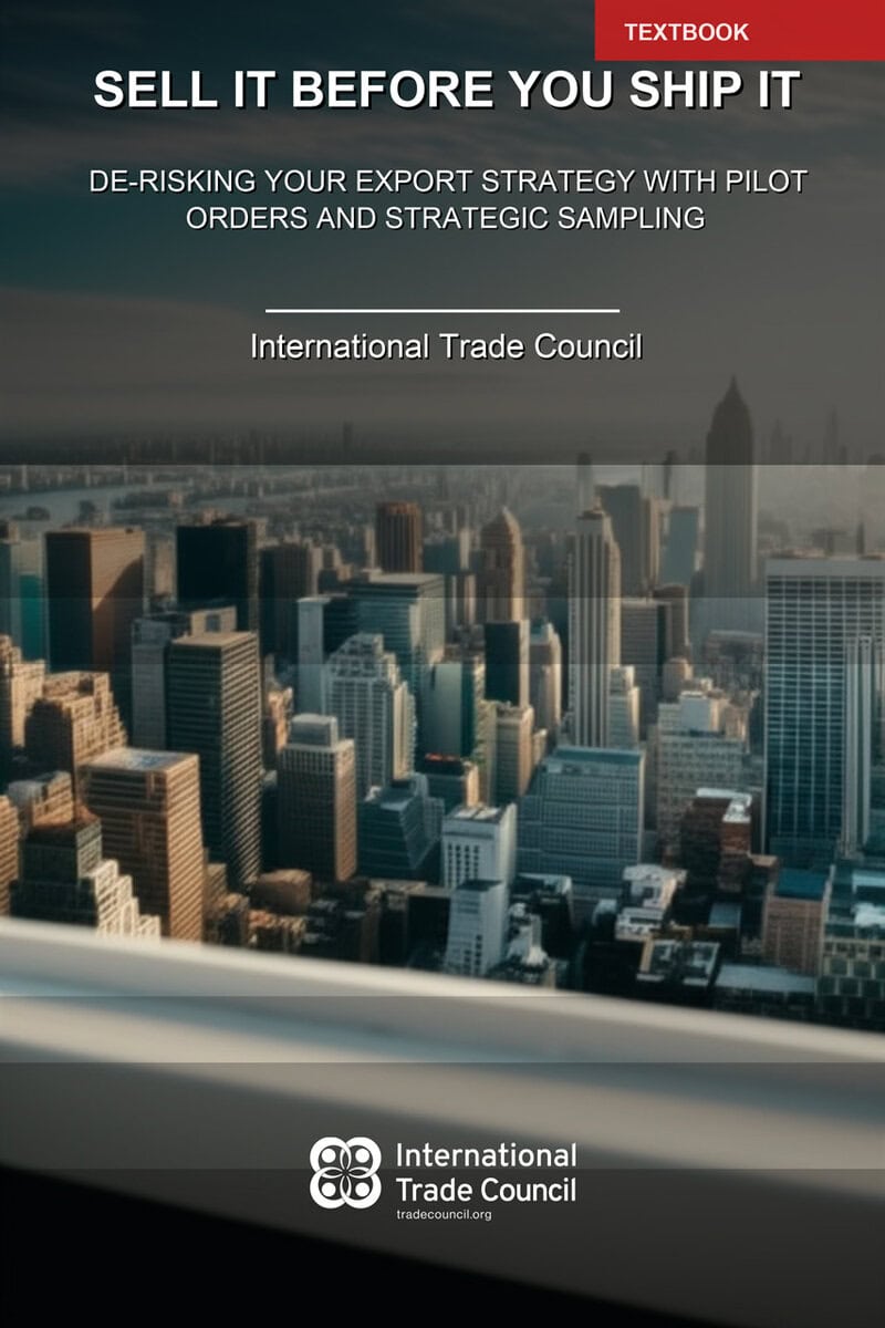 Sell It Before You Ship It – De-Risking Your Export Strategy with Pilot Orders and Strategic Sampling By International Trade Council