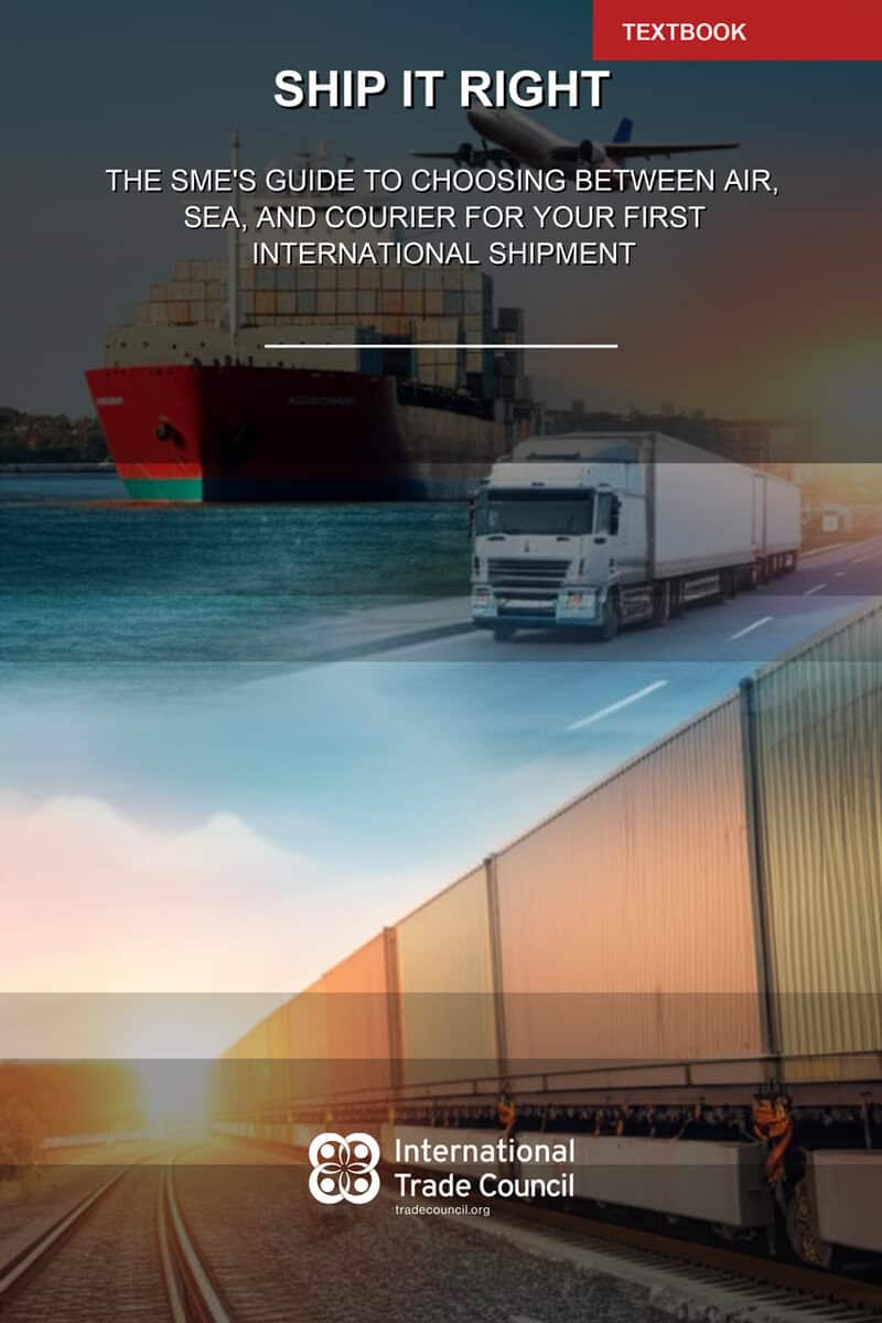 Ship It Right – The SME’s Guide to Choosing Between Air, Sea, and Courier for Your First International Shipment By International Trade Council